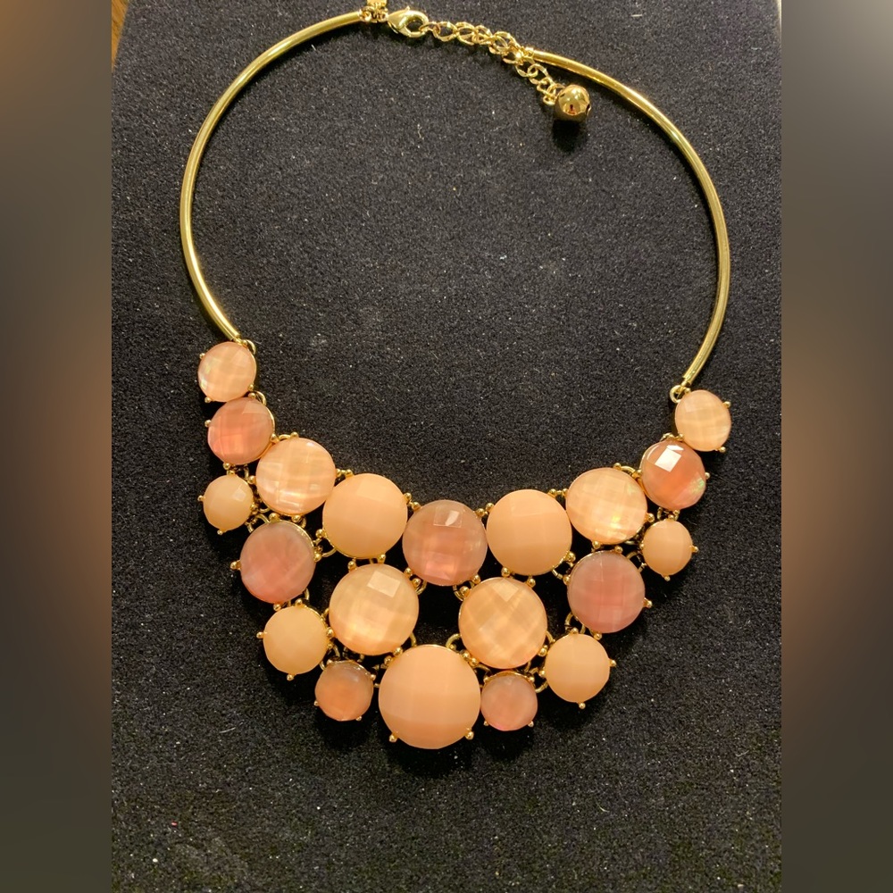Kate Spade “Smell the Roses” statement collar necklace